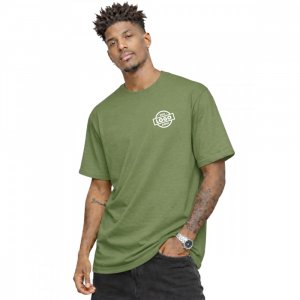 Camiseta Basica Masculina 100% Algodão Fio 30.1 Verde Militar Personalizado