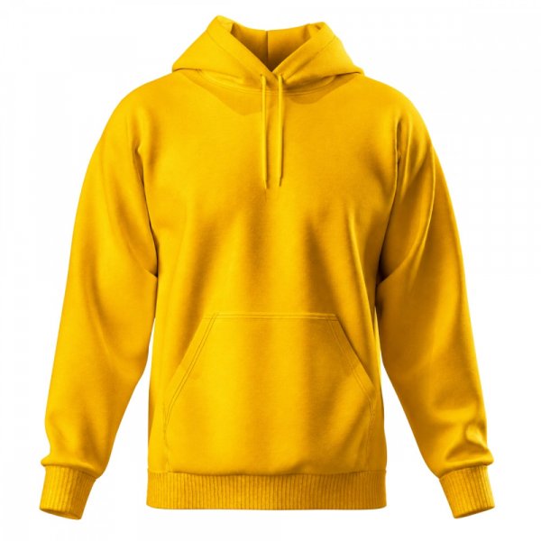 Blusa De Moletom Masculina Canguru Pa 50/50 Amarelo