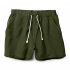 Bermuda De Linho Premium Masculina Verde Militar