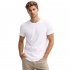 Camiseta Basica Masculina 100% Algodão Fio 30.1 Branca