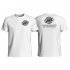 Camiseta Basica Plus Size Masculina 100% Algodão Fio 30.1 Branca - Personalizada