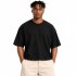 Camiseta Boxy Masculina 100% Algodão Preto
