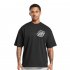 Camiseta Oversized 100% Algodão Fio 30.1 Masculina Preta - Personalizada