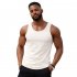 Camiseta Regata Masculina 100% Algodão Fio 30.1 Off White