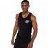 Camiseta Regata Masculina 100% Algodão Fio 30.1 Preta - Personalizada