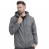 Jaqueta Corta Vento Masculina Tactel Impermeável Chumbo