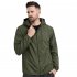 Jaqueta Corta Vento Masculina Tactel Impermeável Verde Militar