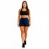 SHORT DRYFIT TÉRMICO 2 EM 1 FEMININO AZUL MARINHO