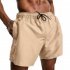 Short Tactel Com Elastano Masculino Bege