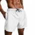 Short Tactel Com Elastano Masculino Branco