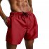Short Tactel Com Elastano Masculino Vermelho